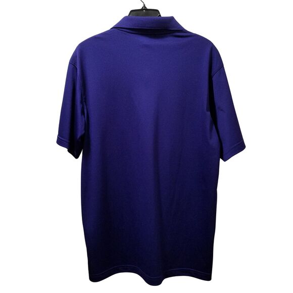Adidas Climalite Performance Polo Shirt Men’s Medium Purple Golf Initials 'JT' - Picture 2 of 5